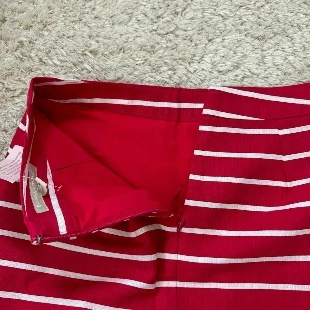 Banana Republic Womens Striped Pencil skirt size 0 Petite